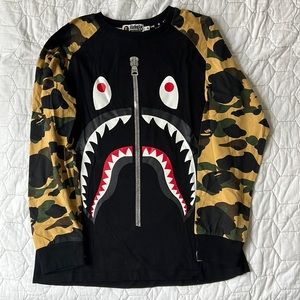 Bape Shark Long Sleeve T-shirt